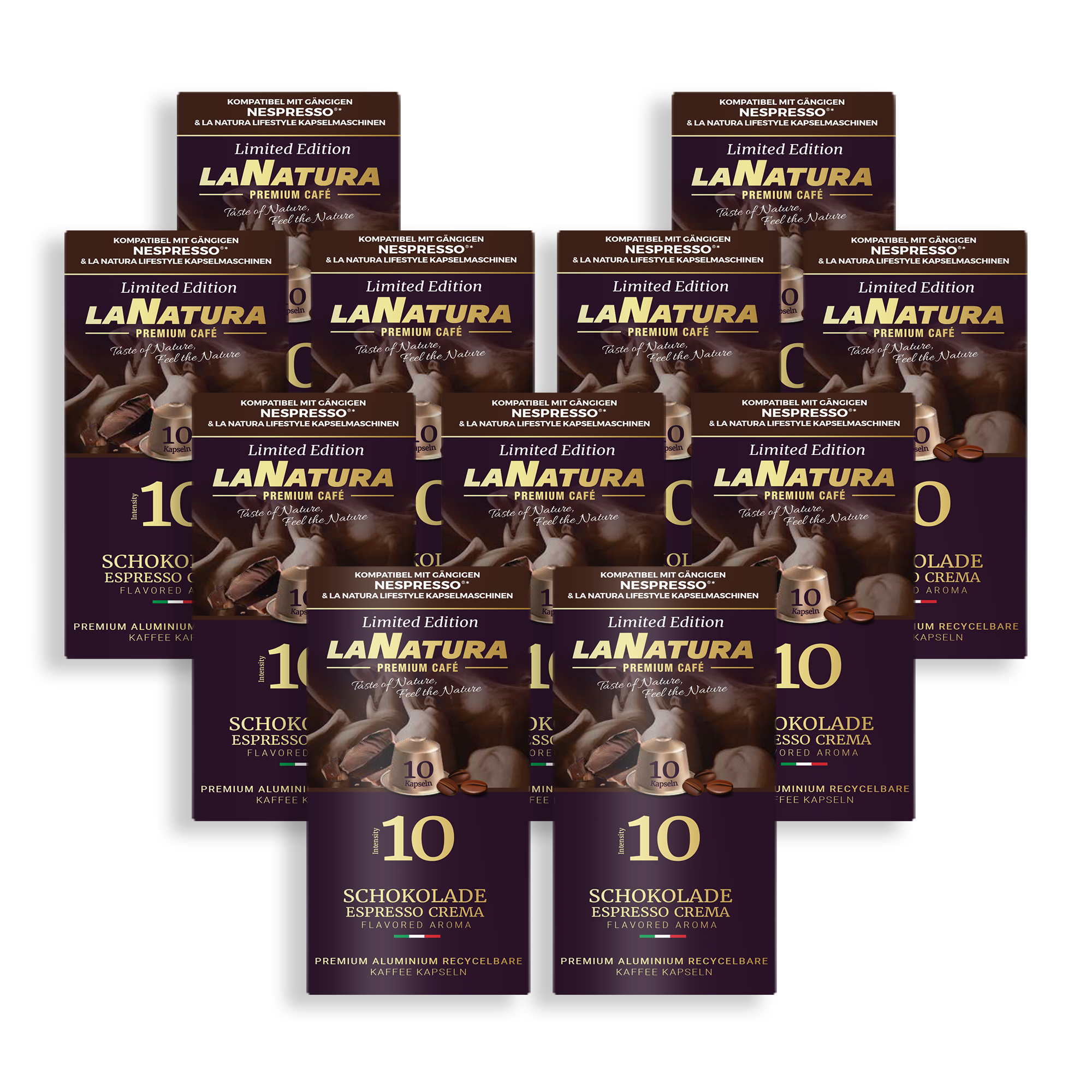 Schokolade Espresso Crema Premium Kaffeekapseln