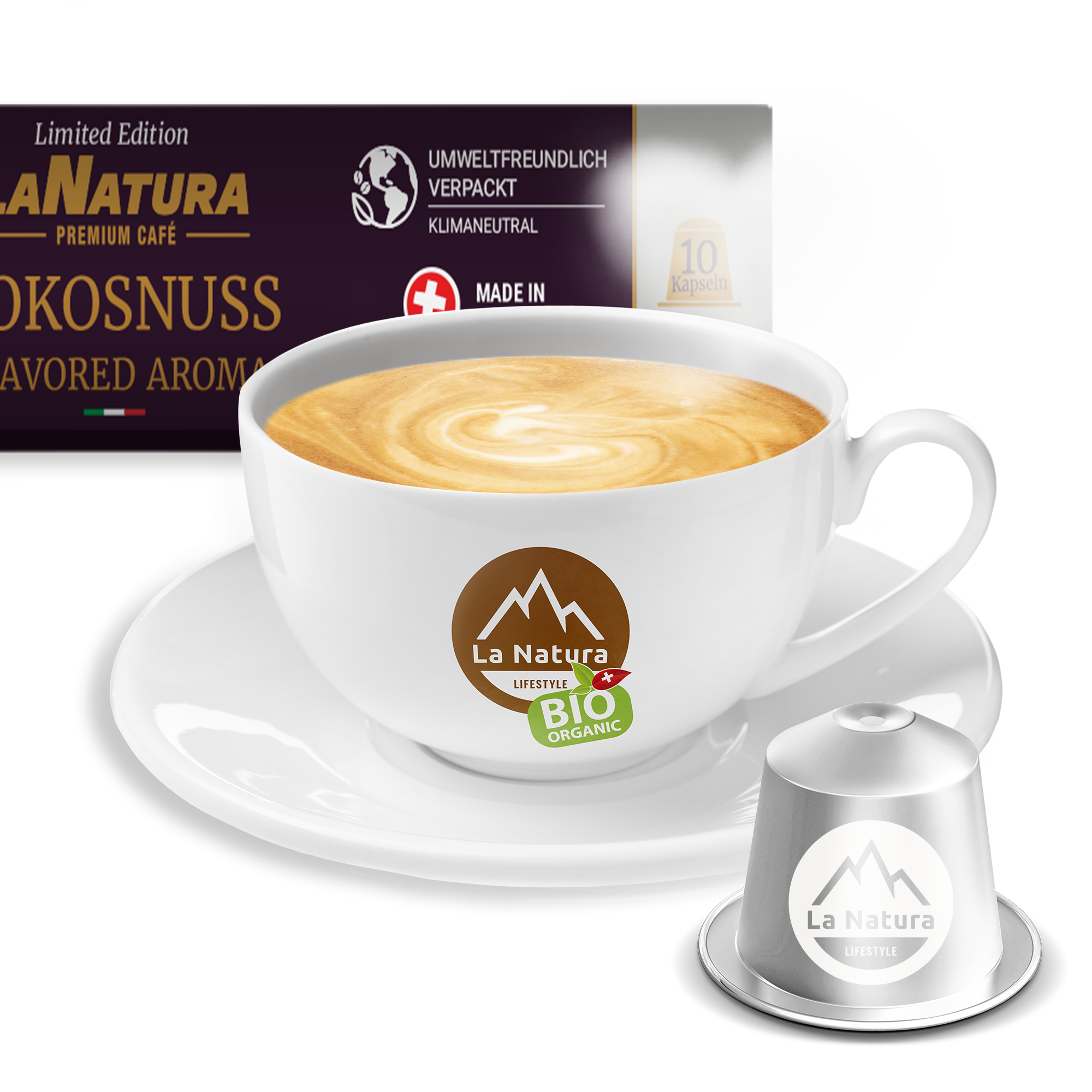 Coconut Espresso Crema Premium Coffee Capsules