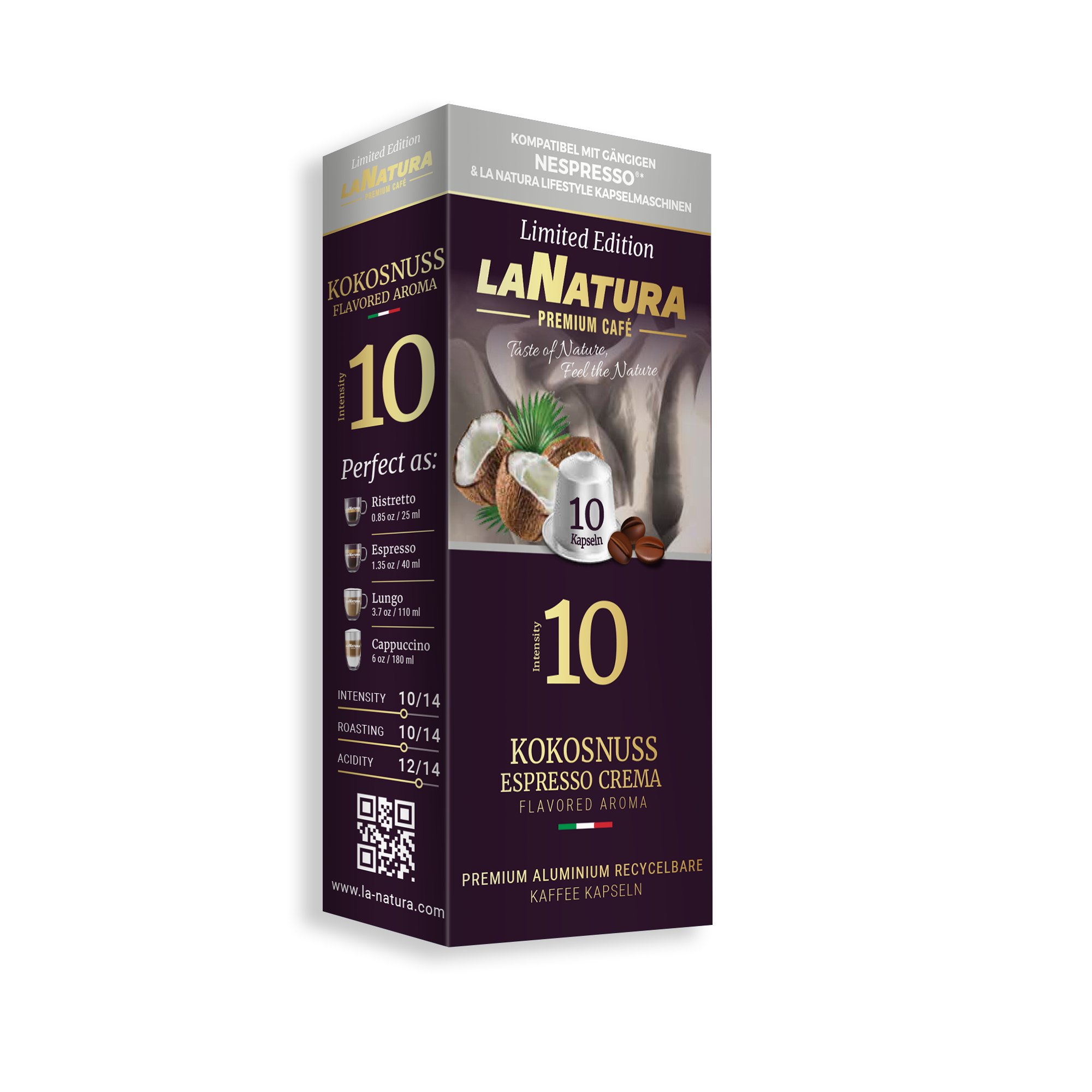 Kokosnuss Espresso Crema Premium Kaffeekapseln