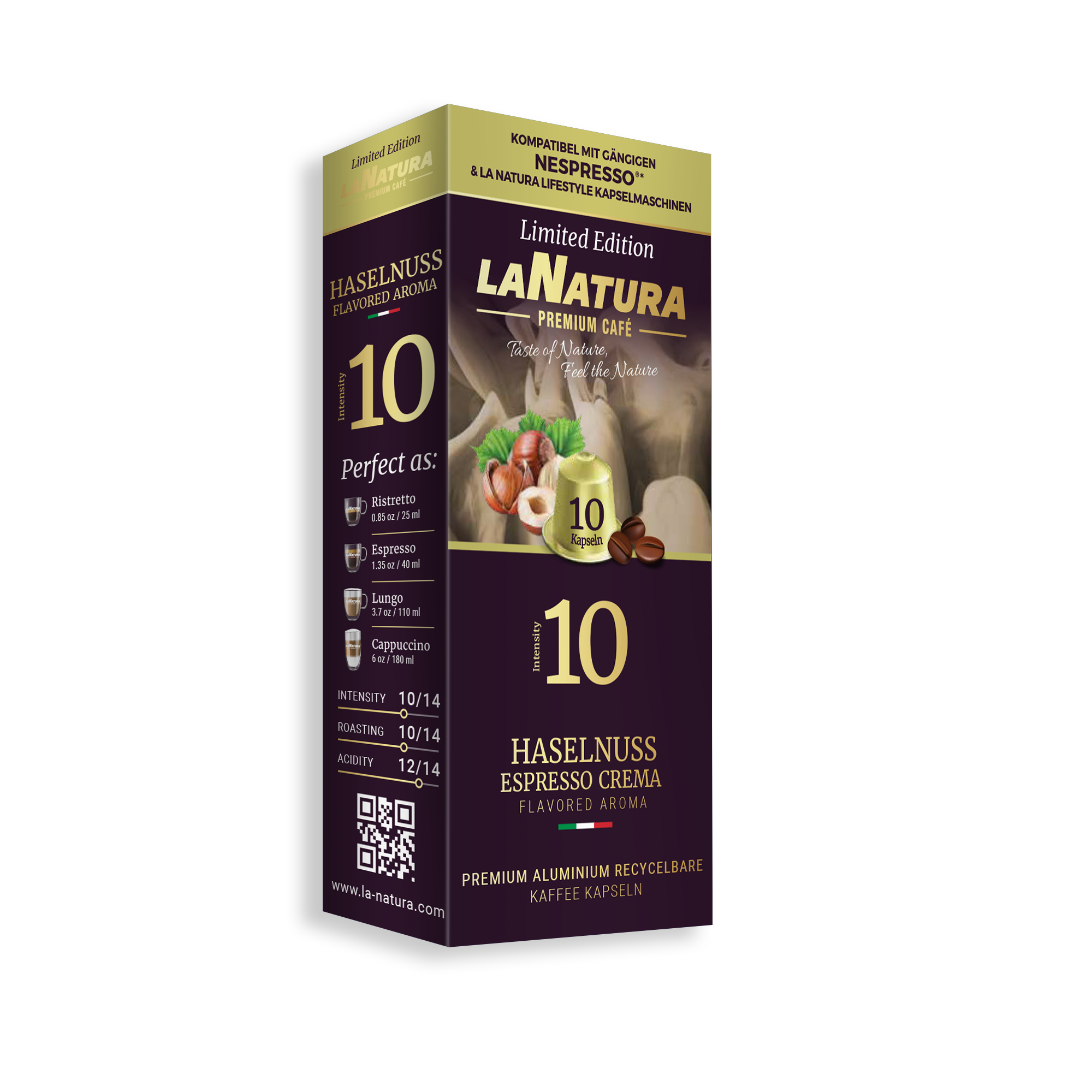 Haselnuss Espresso Crema Premium Kaffeekapseln