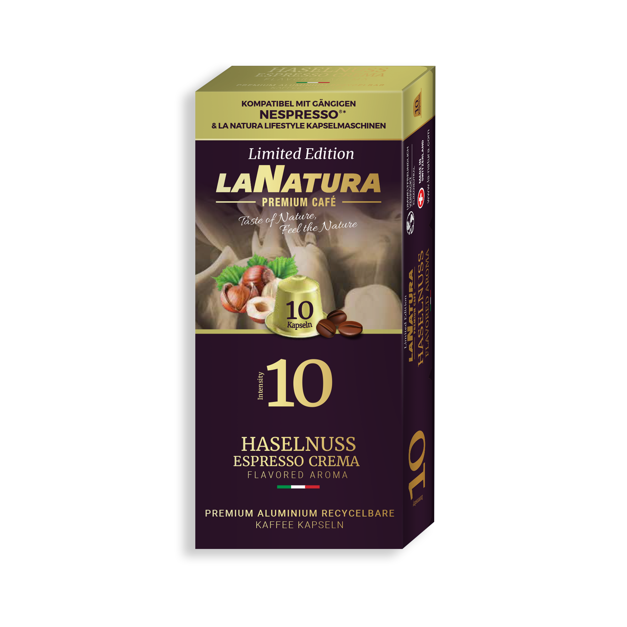 Haselnuss Espresso Crema Premium Kaffeekapseln