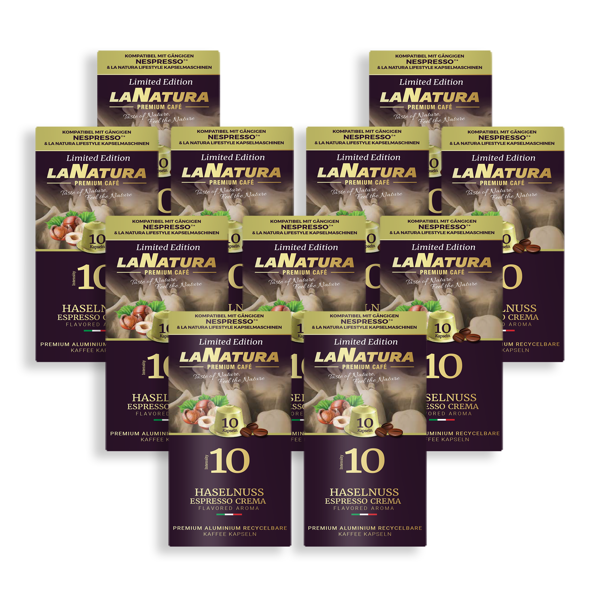 Hazelnut Espresso Crema Premium Coffee Capsules