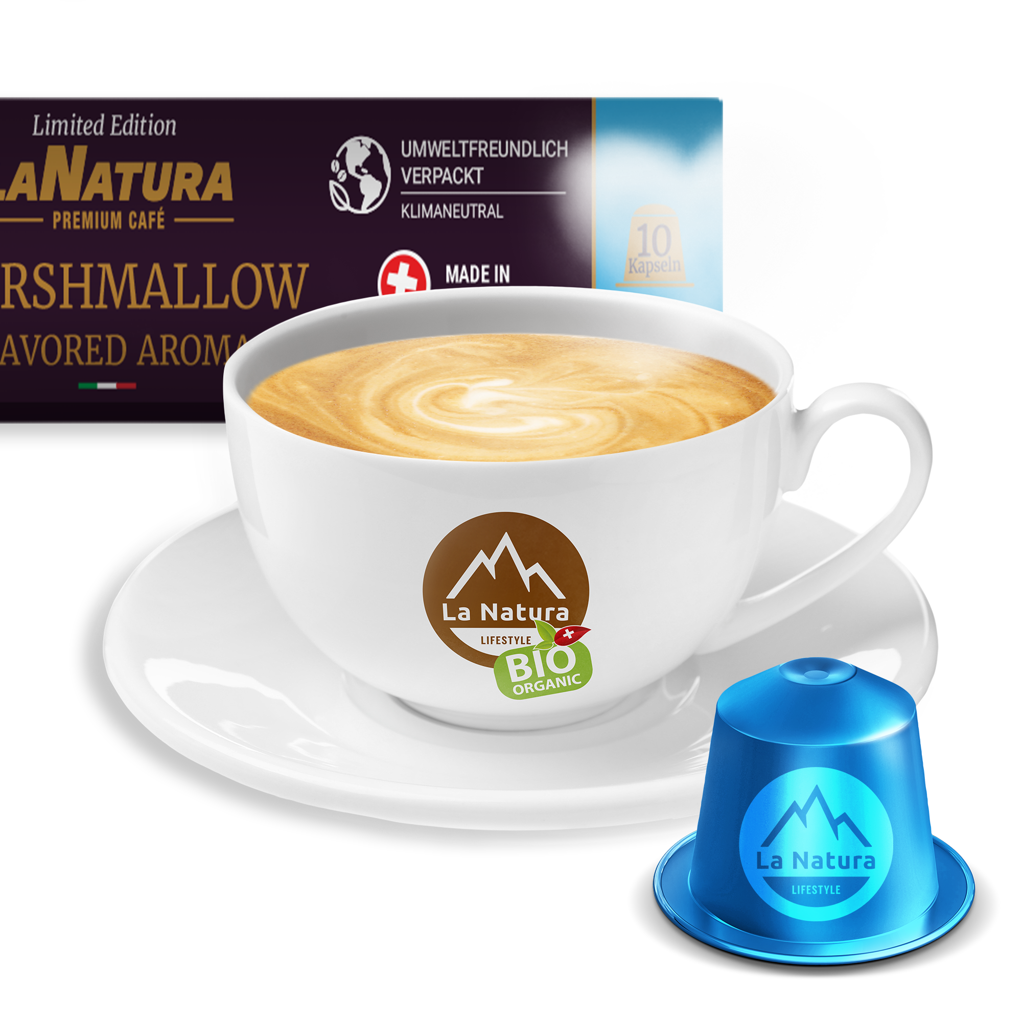 Marshmallow Espresso Crema Premium Coffee Capsules