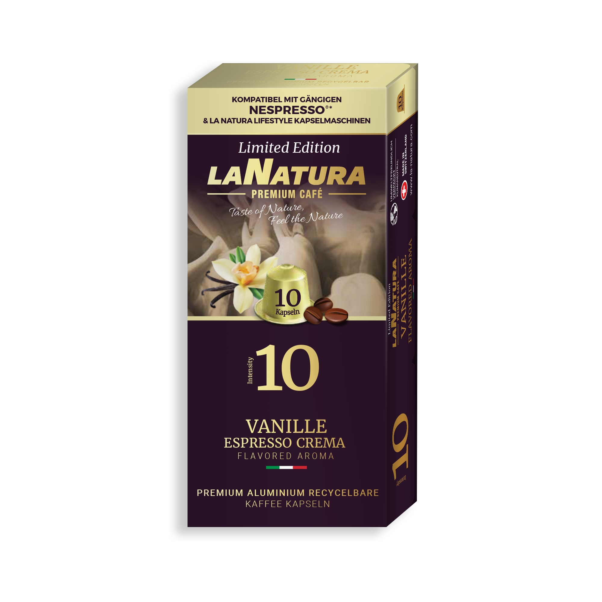 Vanilla Espresso Crema Premium Coffee Capsules