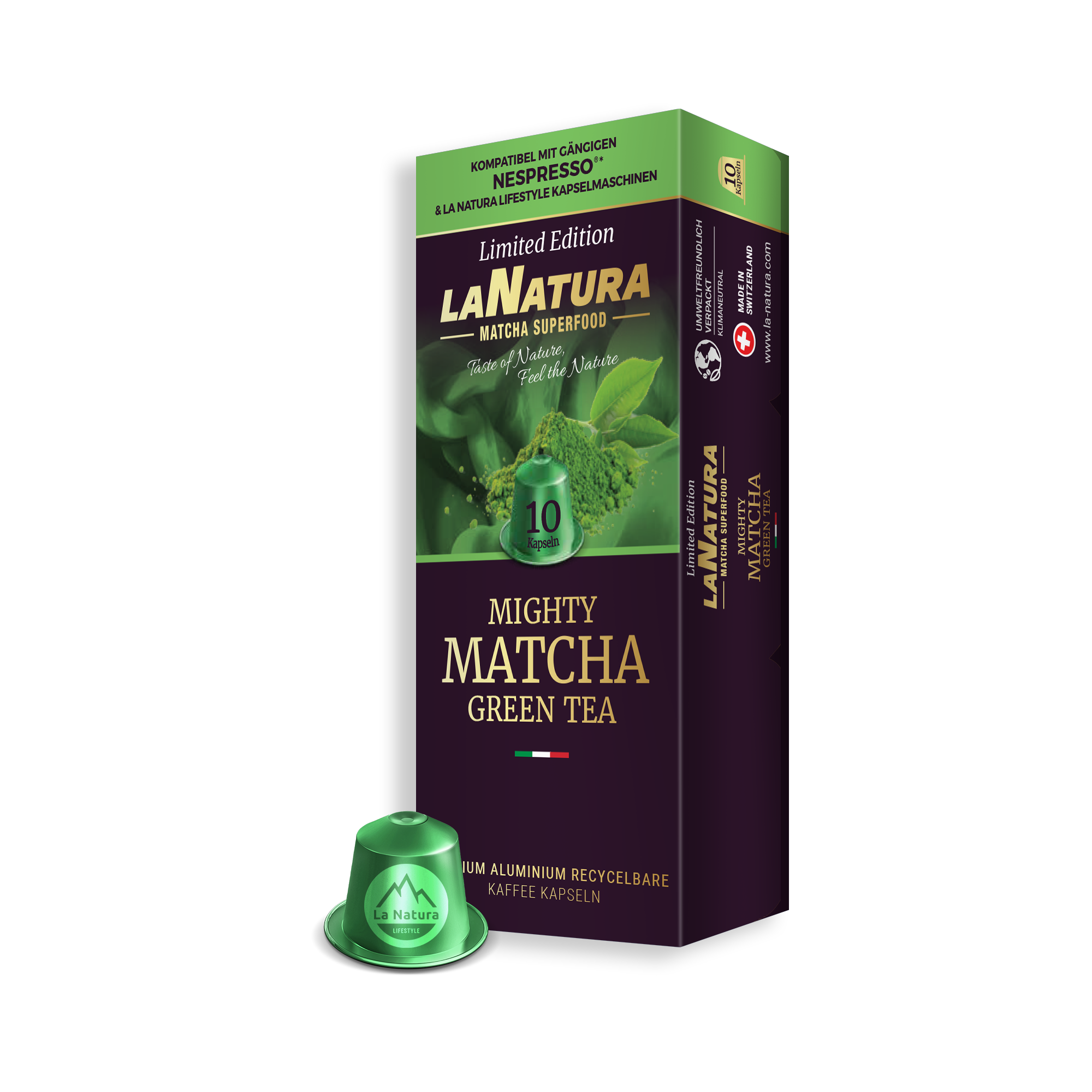 MATCHA Premium Teekapseln