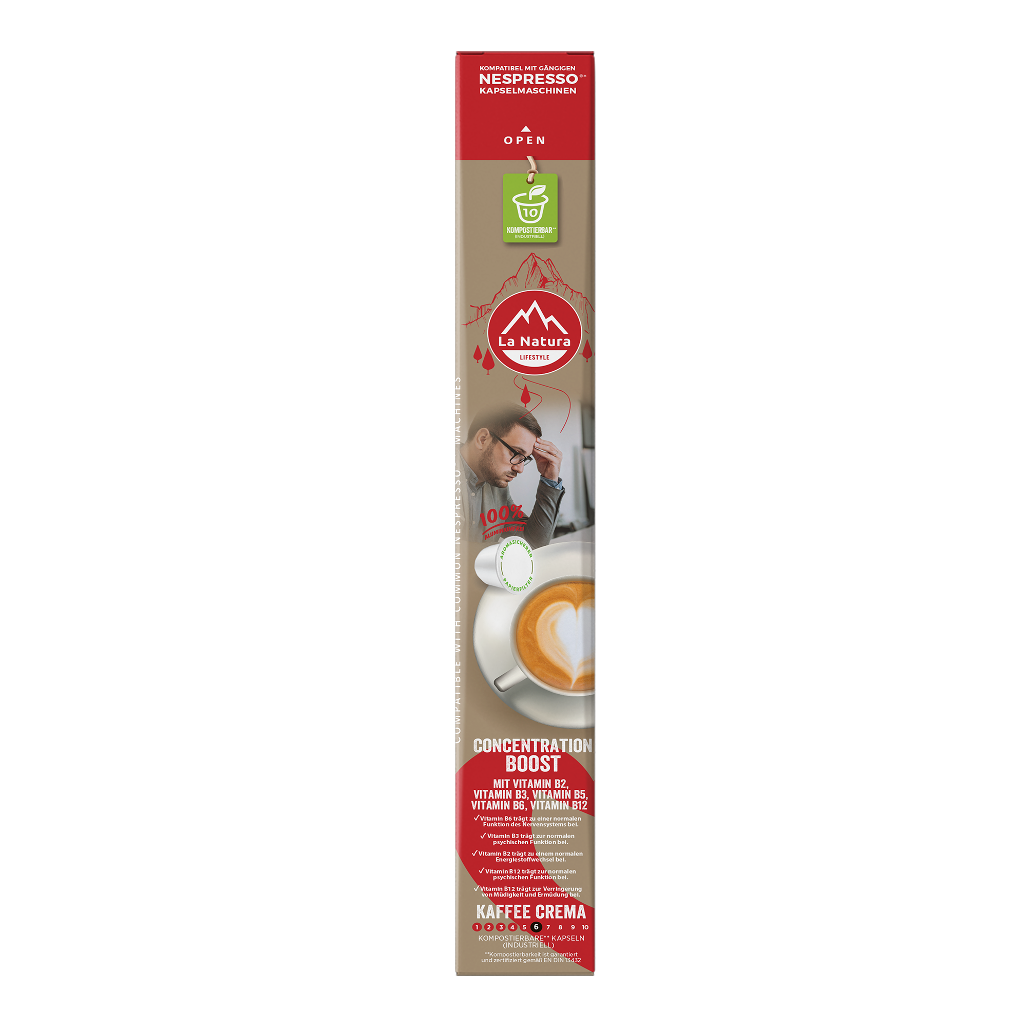 CREMA CONCENTRATION BOOST coffee capsules