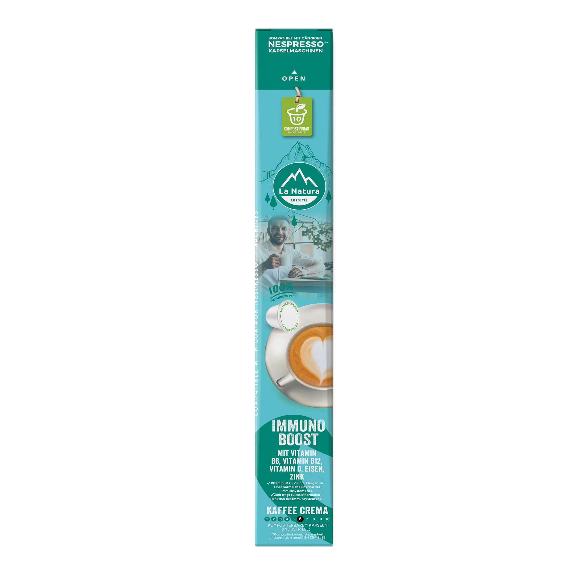 CREMA IMMUNSYSTEM BOOST Premium Kaffeekapseln