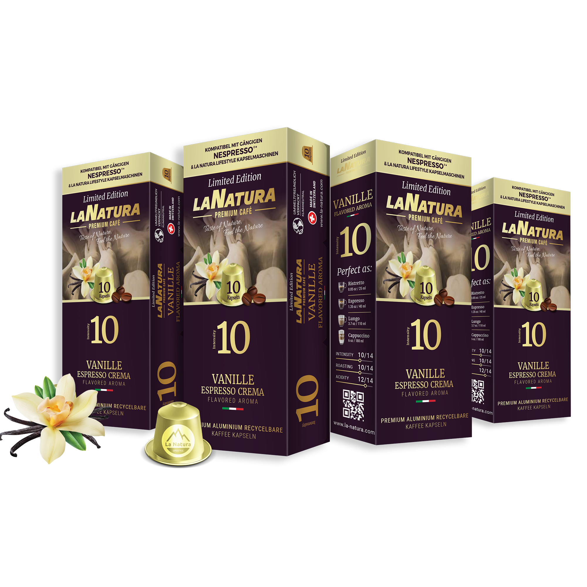 Vanille Espresso Crema Premium Kaffeekapseln