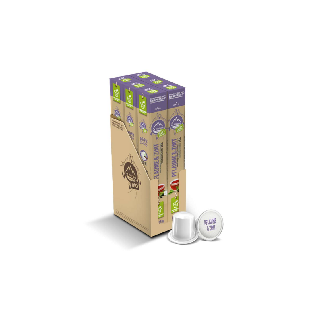 PLUM &amp; CINNAMON ORGANIC tea capsules