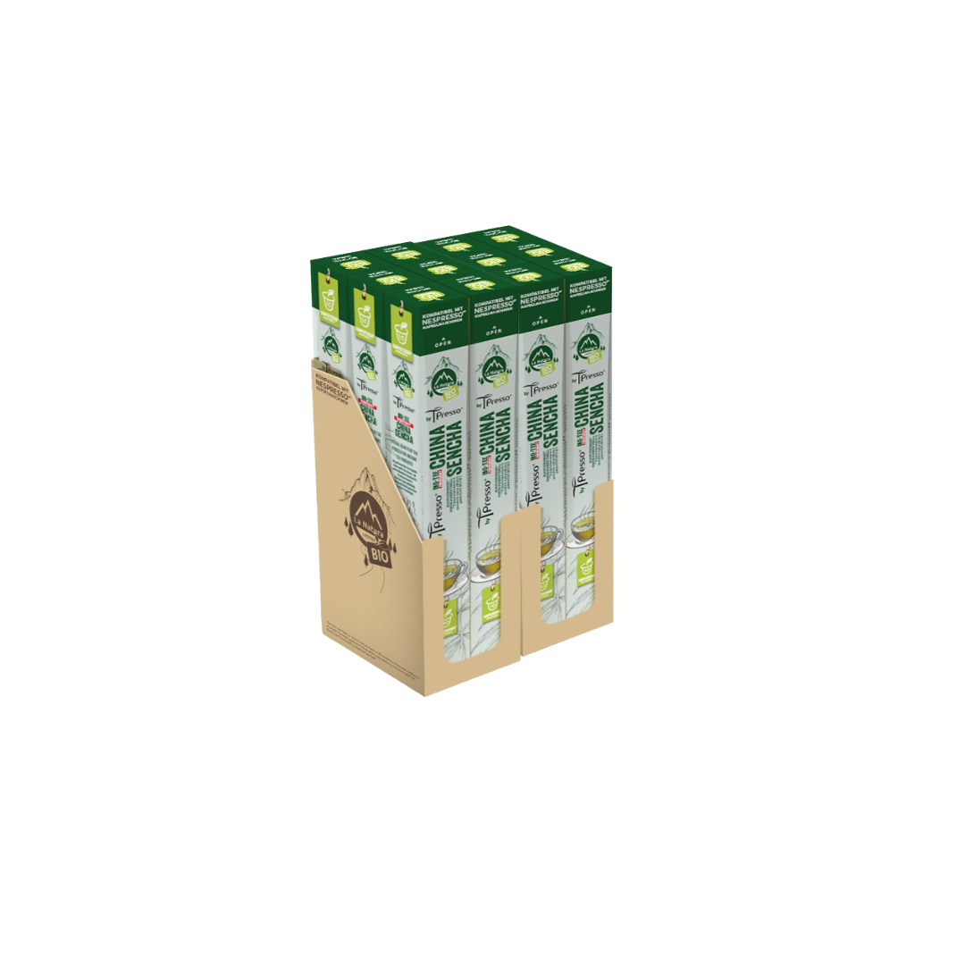 CHINE SENCHA Tpresso® Thé en capsules BIO