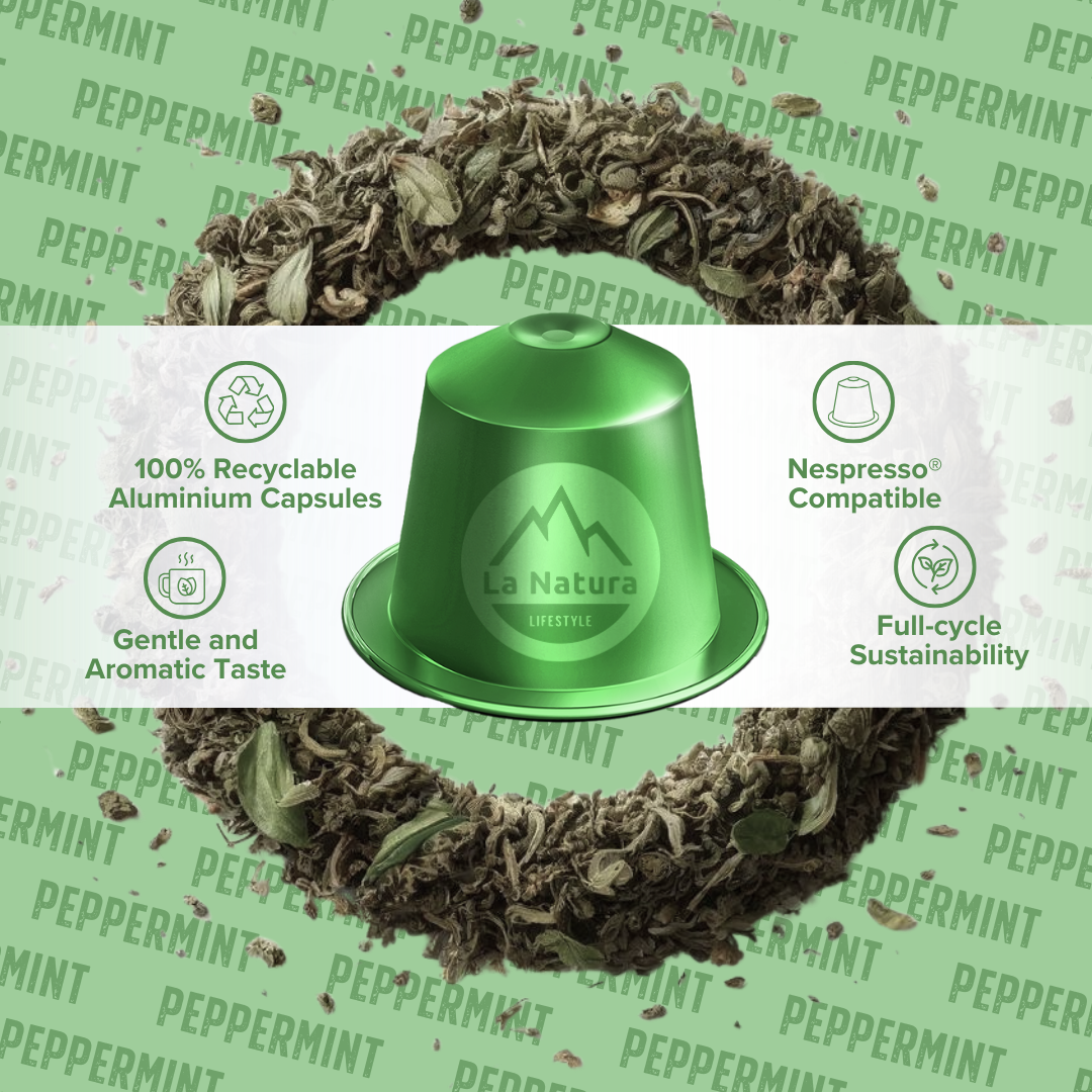 PEPPERMINT ORGANIC tea capsules