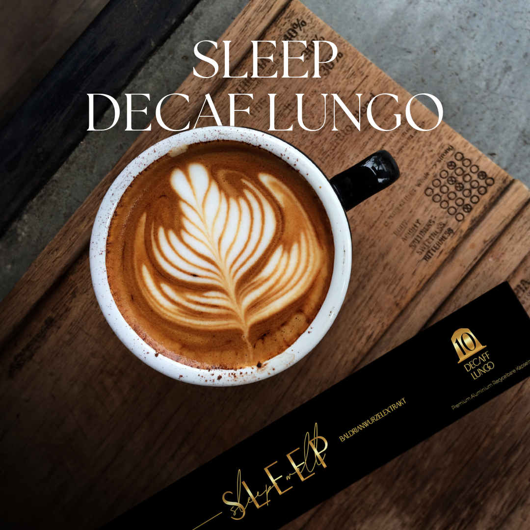 SLEEP WELL Decaf Lungo Superfood Cafe Premium Kaffeekapseln