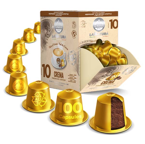 ESPRESSO INTENSO BIO SUPER BOX 100 coffee capsules