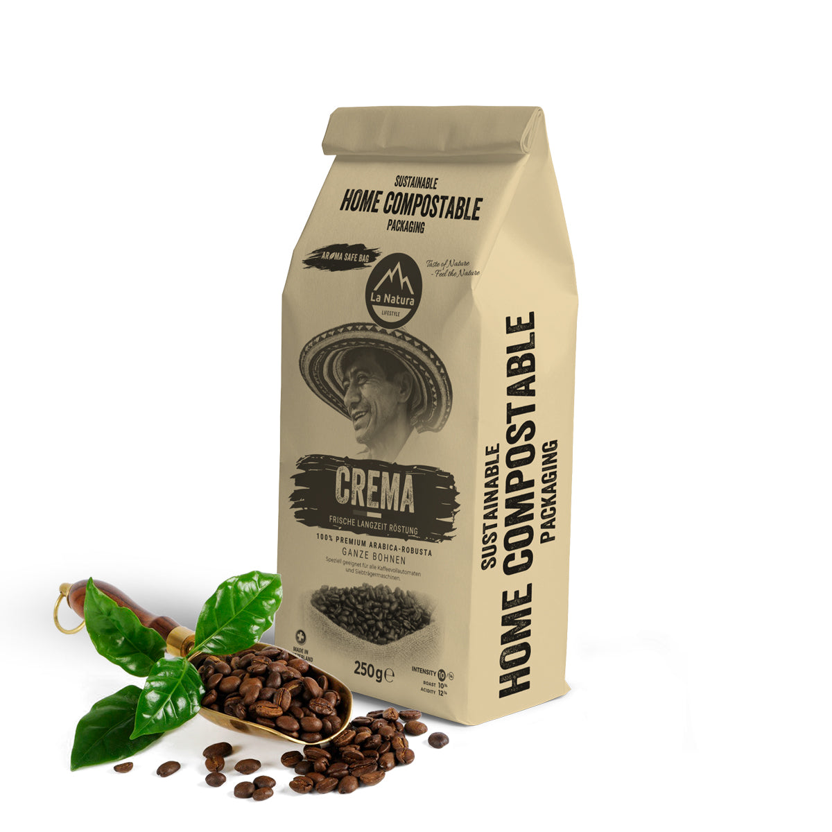 4x250g. COFFRET DE DÉGUSTATION de grains de café PREMIUM