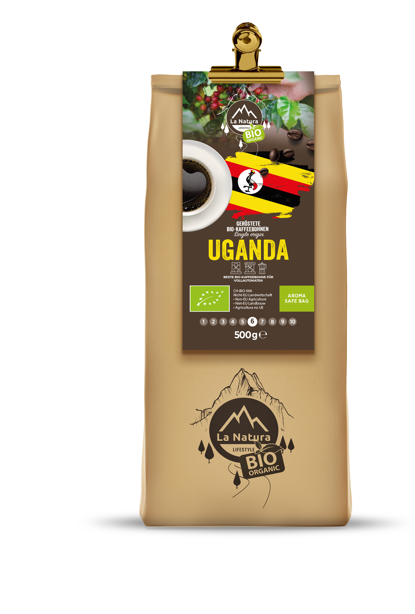 UGANDA BIO Kaffee Bohne