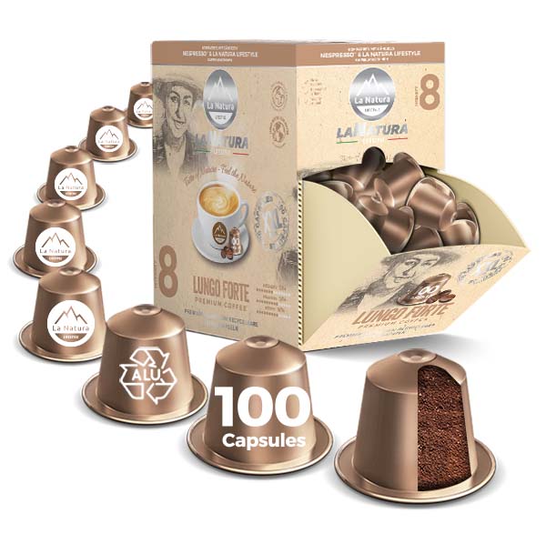 ESPRESSO INTENSO BIO SUPER BOX 100 coffee capsules