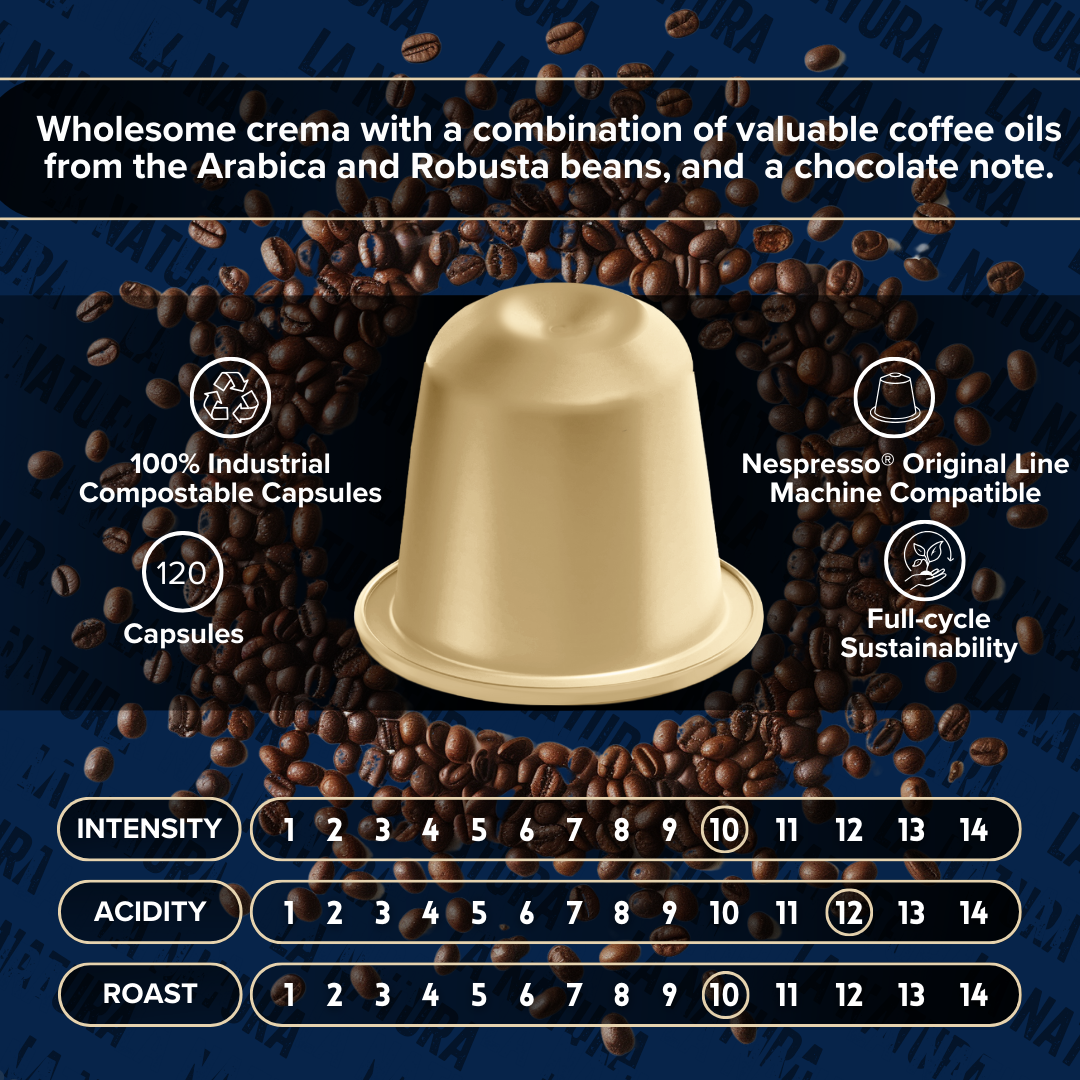 Capsules de café premium CREMA LUX