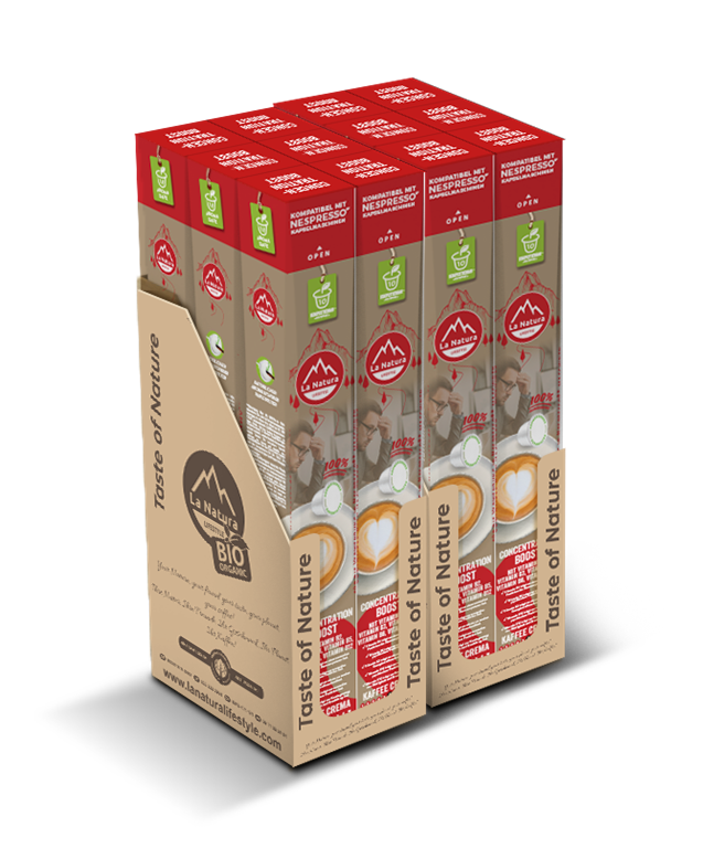 CREMA CONCENTRATION BOOST coffee capsules