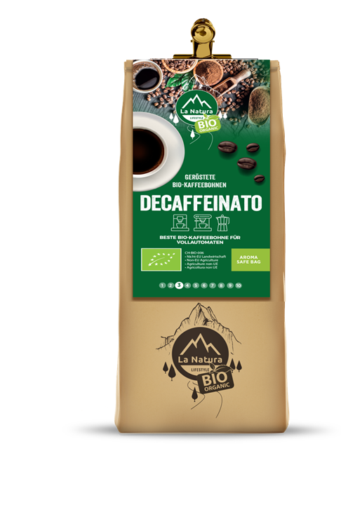 Decaffeinato BIO Bohnen Kaffee