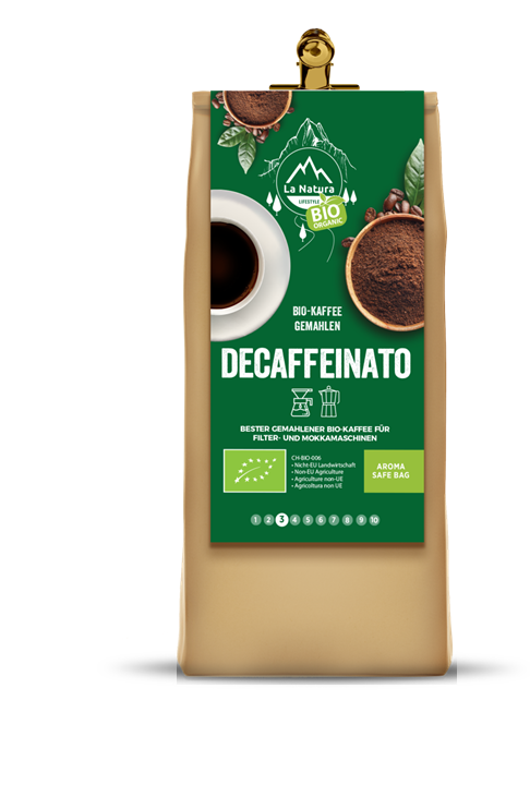 Decaffeinato BIO Kaffee gemahlen