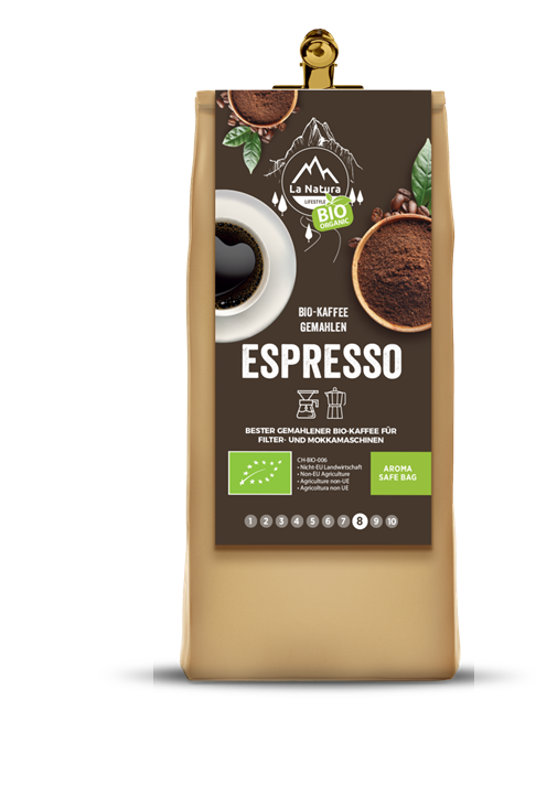 ESPRESSO ORGANIC ground coffee