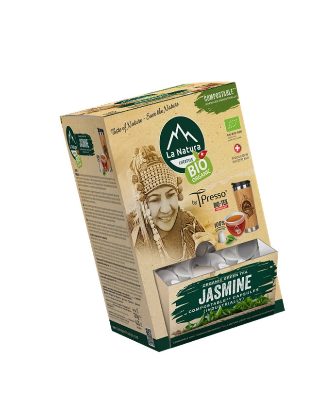 JASMIN Tpresso® ORGANIC tea SUPER BOX 100 tea capsules