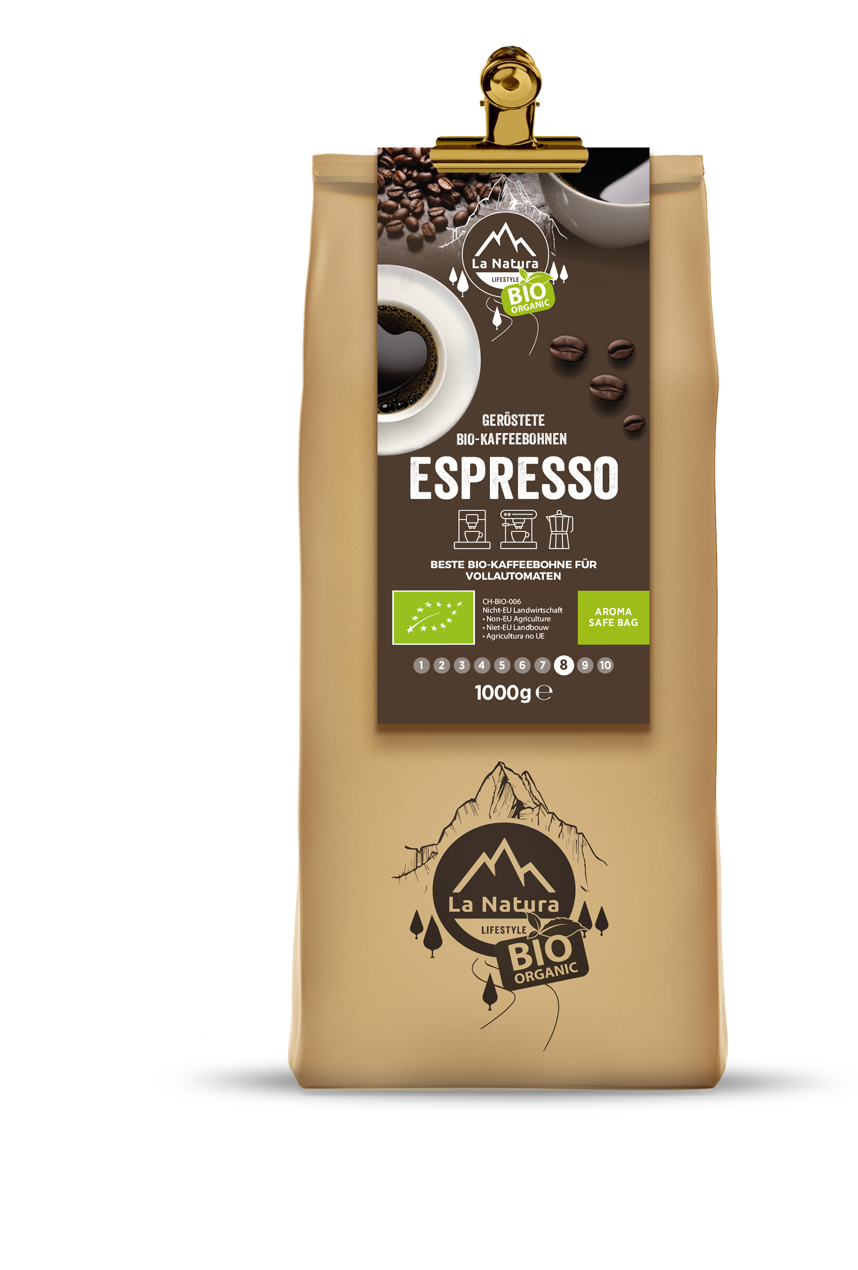 ESPRESSO BIO beans coffee