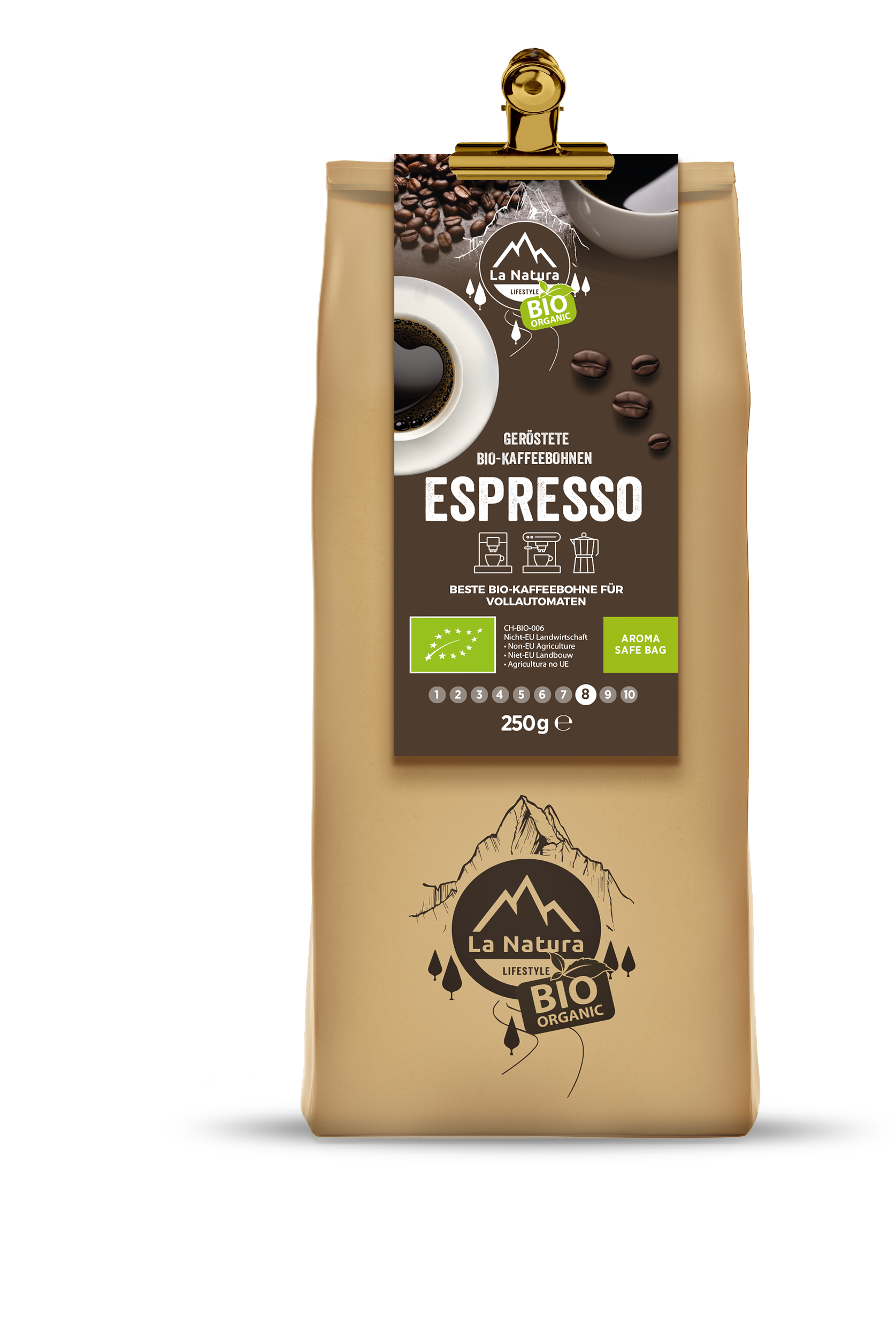 ESPRESSO BIO Bohnen Kaffee