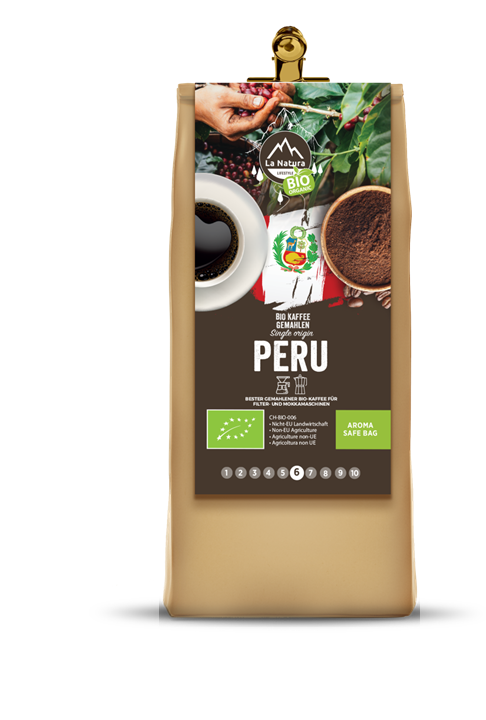 PERU BIO Kaffee gemahlen